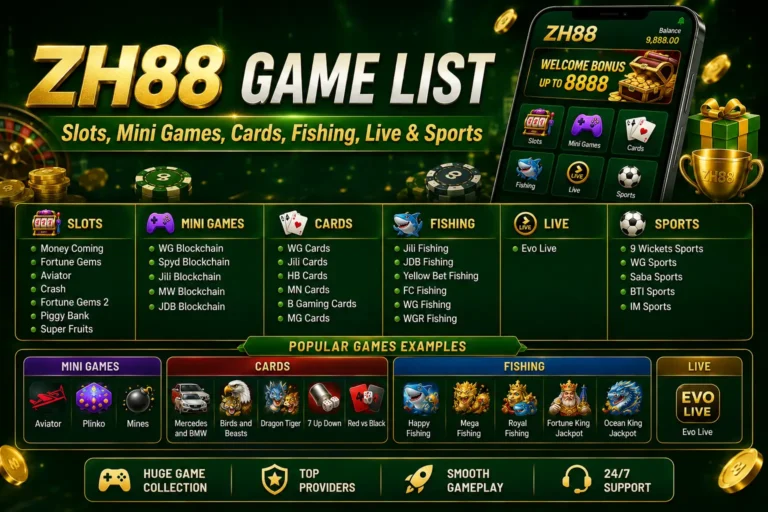 ZH88 Game List